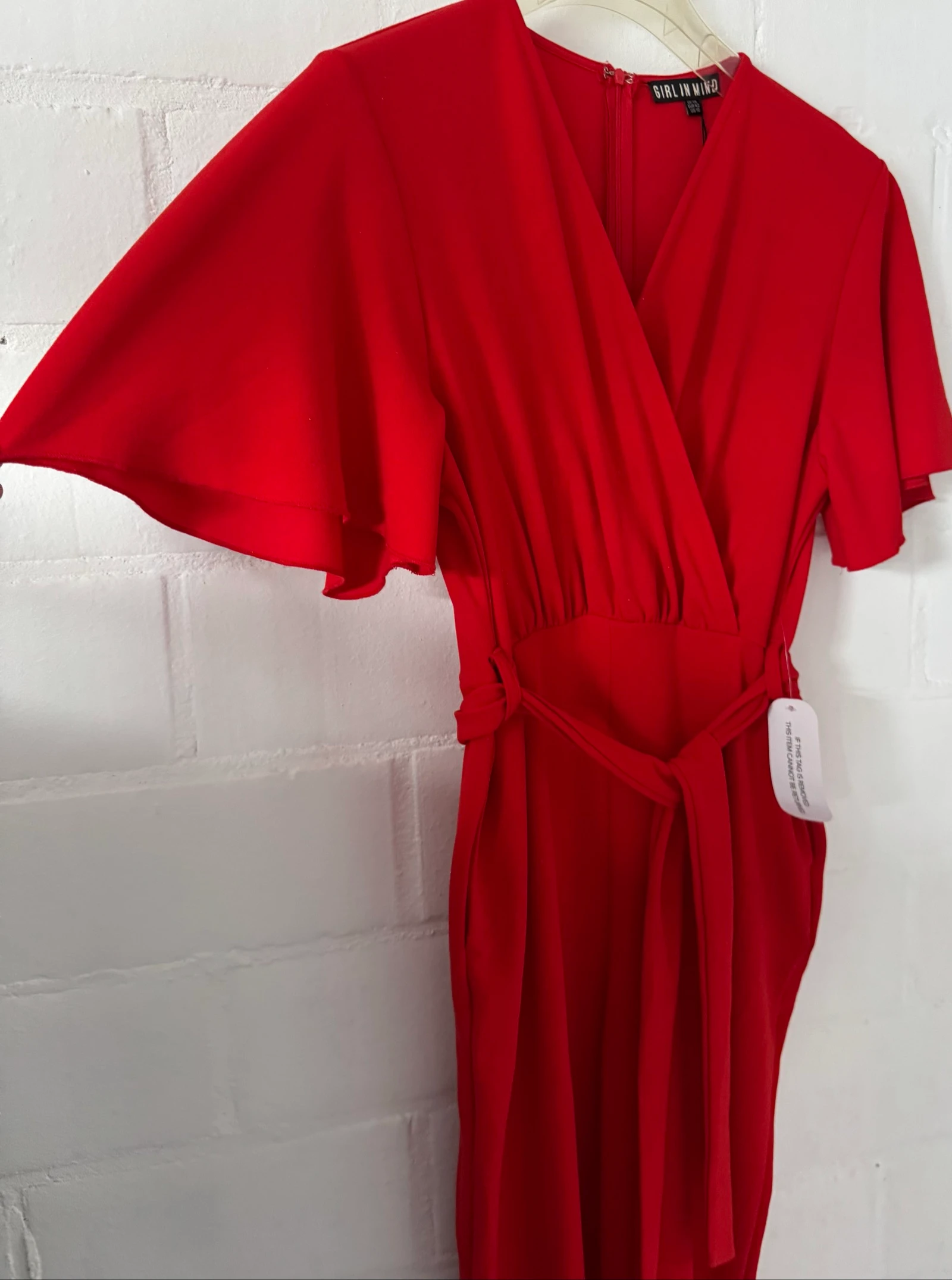 Girl In Mind rode jumpsuit nieuw met labels maat 42 – photo 6
